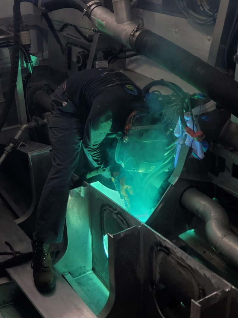 Shaft alignment — marine propulsion systems